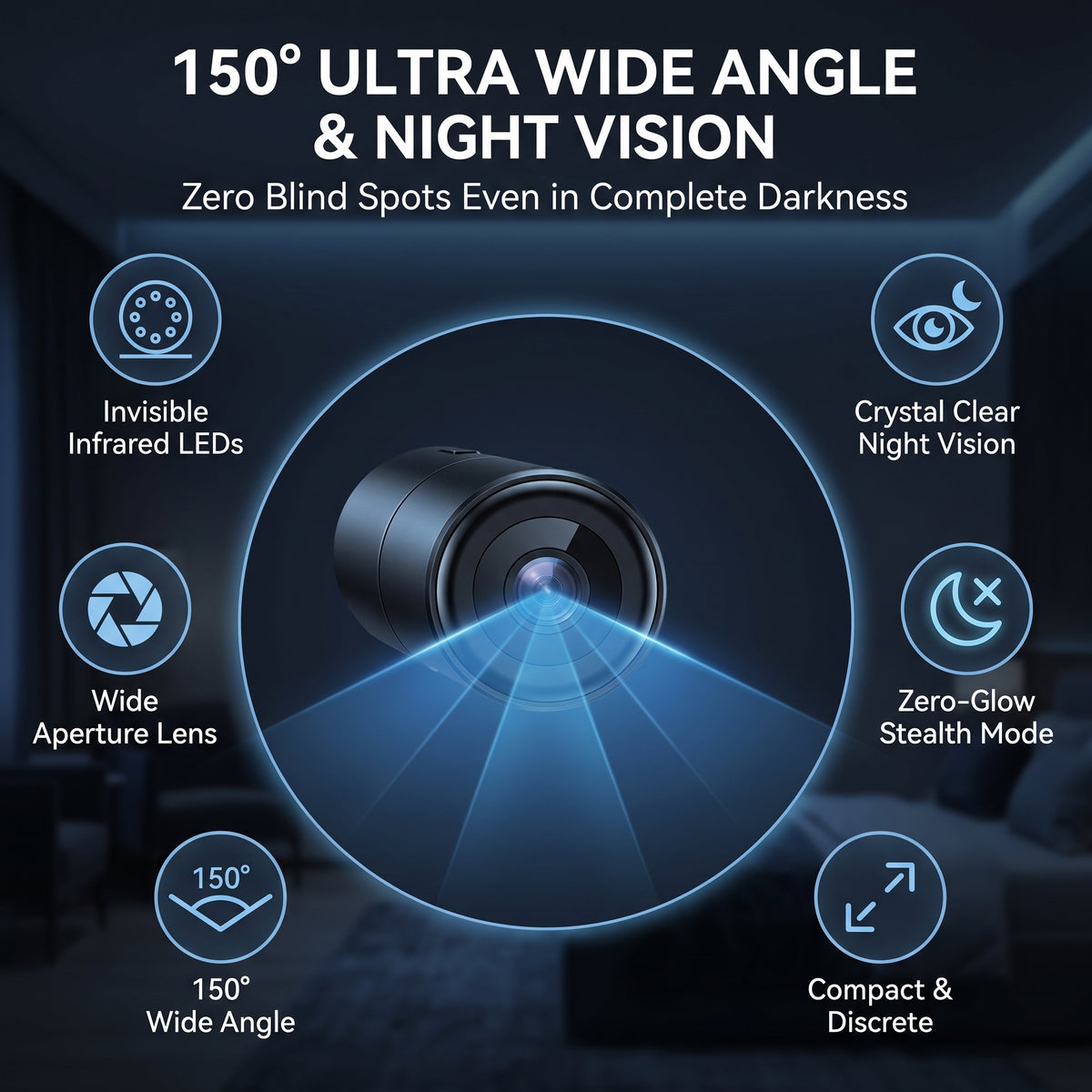 MiniCam Pro – Compact 1080P Magnetic Security Camera
