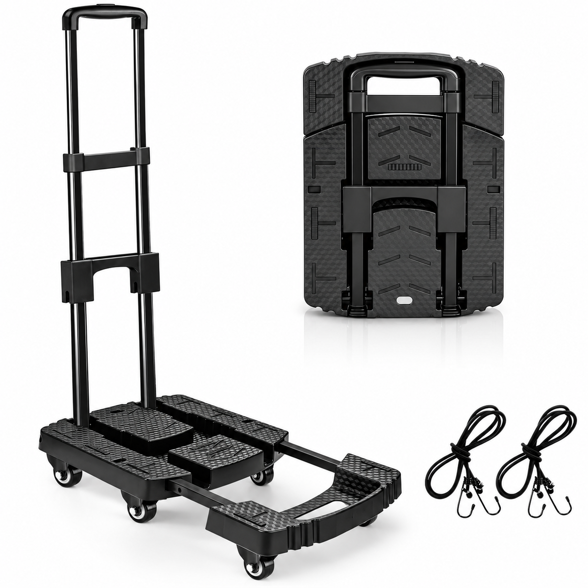 Heavy-Duty Folding Hand Truck – 500 LB Capacity Portable Folding Dolly