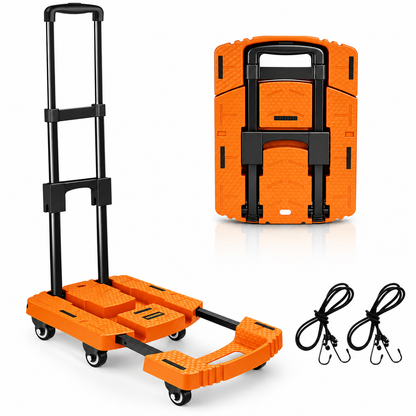 Heavy-Duty Folding Hand Truck – 500 LB Capacity Portable Folding Dolly