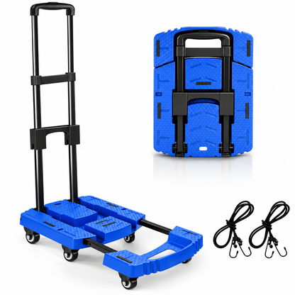 Heavy-Duty Folding Hand Truck – 500 LB Capacity Portable Folding Dolly